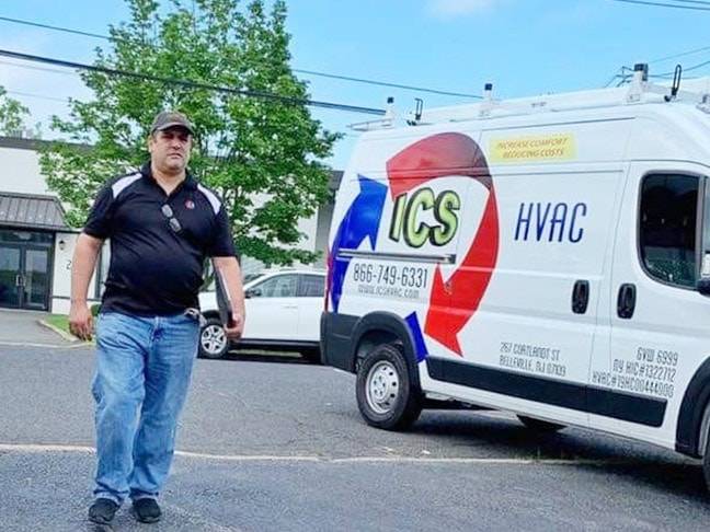 ICS HVAC Emergency Services van